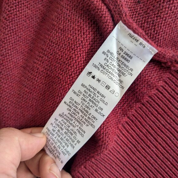 PENDLETON - Pink zipped cardigan - Sz L - Picture 7 of 7